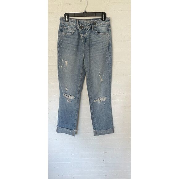 Flying Monkey Women's Cropped Ankle Bootcut Jeans - Picture 4 of 7